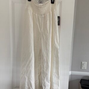 Vince Camuto White Wide Leg Pants